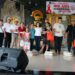 Ketua Koordinator Kesejahteraan Sosial (K3S) Kabupaten Badung, Nyonya Rasniathi Adi Arnawa, menghadiri kegiatan Gerakan Badung Peduli yang dirangkaikan dengan sosialisasi HIV/AIDS dan bahaya narkoba bagi remaja di Wantilan Pura Puseh, Desa Jagapati, Kecamatan Abiansemal, Jumat (19/6/2026).