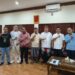 Warga yang menolak Madas Nusantara saat diterima oleh Kepala Kesbangpol Provinsi Bali, Gede Suralaga. -IST