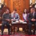 Gubernur Bali Wayan Koster saat menerima kunjungan Delegasi Parlemen Saint Petersburg, Rusia, yang dipimpin Ketua Parlemen Saint Petersburg, Alexandr Belski. -IST