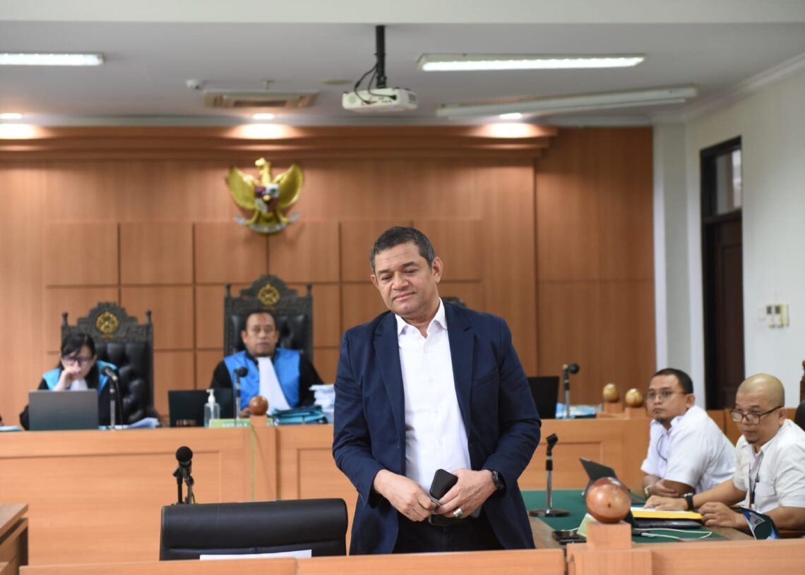Dr. Fahri Bachmid, S.H., M.H., saat hadir sebagai sebagai Ahli di PTUN Jakarta dalam Perkara Lyceum Kristen (PLK). -BALITOPIK.COM