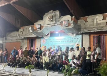 Suasana perayaan Hari Ulang Tahun (HUT) ke-23 Perkumpulan Keluarga Klon Bring Bali. -BALITOPIK.COM