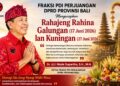 Fraksi PDI Perjuangan DPRD Provinsi Bali mengucapakan Hari Raya Galungan dan Kuningan. -BALITOPIK.COM