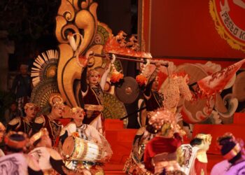 Duta Kabupaten Badung kembali menunjukkan kualitasnya di ajang Wimbakara (Lomba) Balaganjur Remaja Pesta Kesenian Bali (PKB) XLVIII Tahun 2026. -IST
