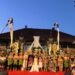 Foto bersama para peserta dari Sanggar Seni Kadung Tresna dan Barong Binal Mengwitani usai tampil memukau di PKB 2026. -BALITOPIK.COM