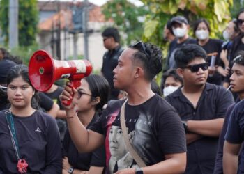 Aktivis Gerakan Mahasiswa Nasional Indonesia (GMNI) asal Denpasar, Gungwah Angga. -BALITOPIK.COM