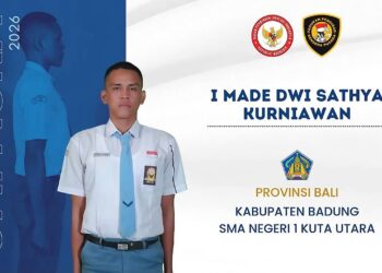 I Made Dwi Sathya Kurniawan, siswa SMAN 1 Kuta Utara