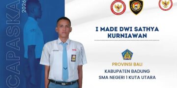 I Made Dwi Sathya Kurniawan, siswa SMAN 1 Kuta Utara