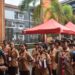Sekretaris Bidang Satuan Karya Pramuka dan Satuan Komunitas (Sakoma) Kwarda Bali, Rudianto dalam sebuah acara pramuka. -BALITOPIK.COM