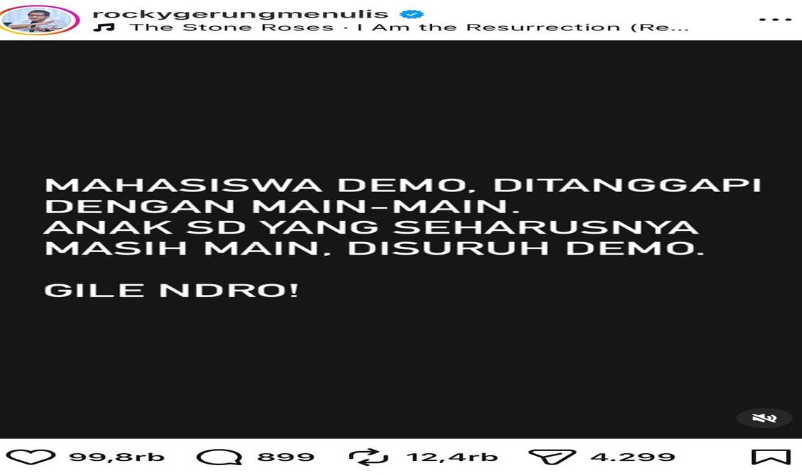 Tangkap layar instagram @rockygerungmenulis