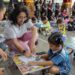 Bunda Pendidikan Anak Usia Dini (PAUD) Kabupaten Badung, Nyonya Rasniathi Adi Arnawa, menghadiri peringatan Hari Anak Nasional dengan tajuk Ambawarna Raya, yang digelar di Wantilan Kantor Desa Ayunan, Kecamatan Abiansemal, Jumat (31/07/2026). -IST