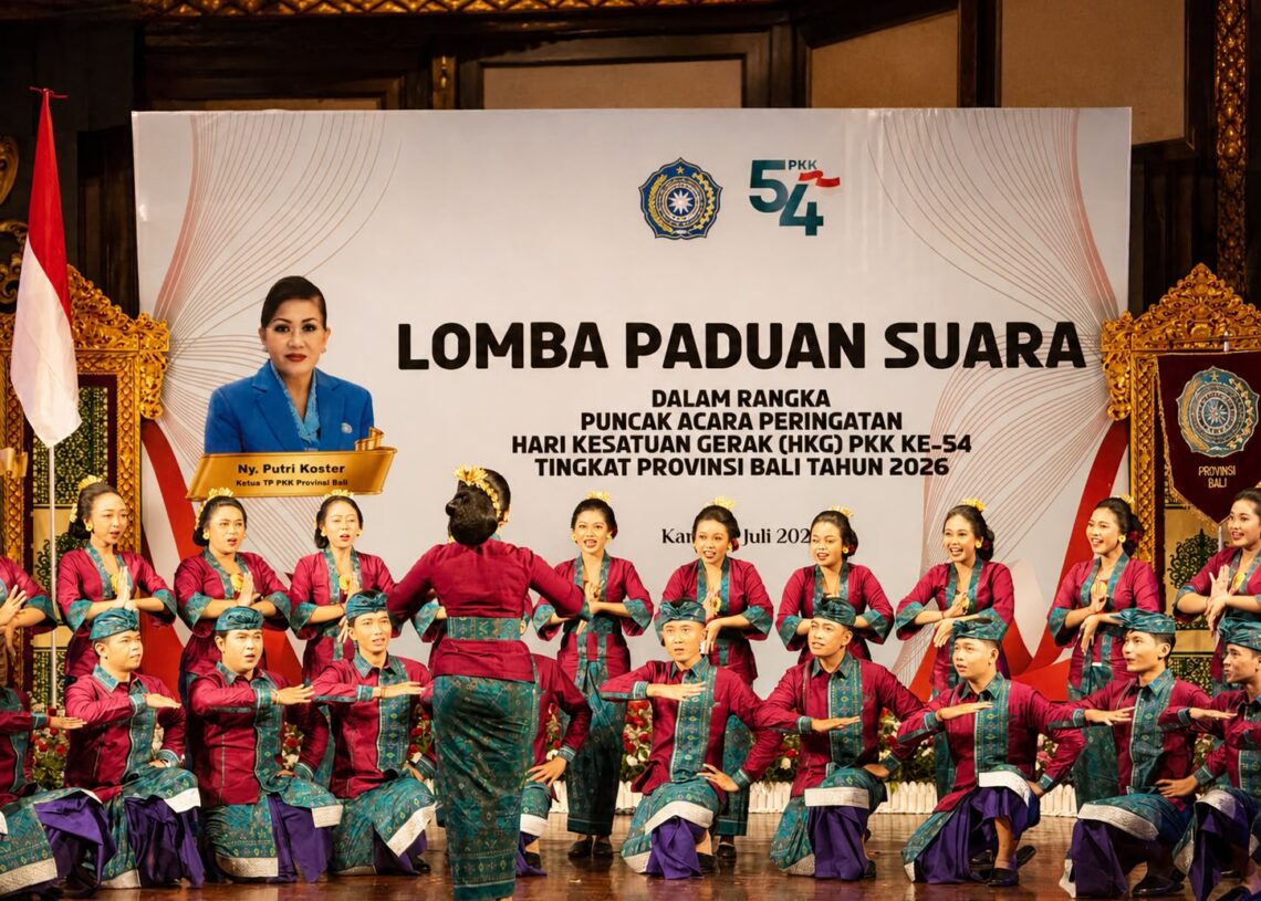 Lomba Paduan Suara Tim Penggerak (TP) PKK Provinsi Bali. -IST
