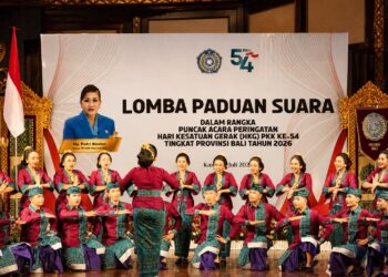 Lomba Paduan Suara Tim Penggerak (TP) PKK Provinsi Bali. -IST