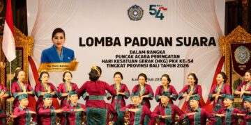 Lomba Paduan Suara Tim Penggerak (TP) PKK Provinsi Bali. -IST