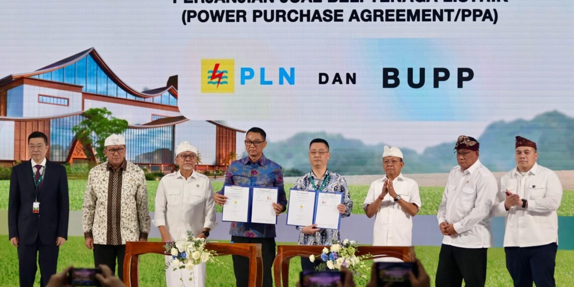 Potret peresmian proyek sekaligus penandatanganan kerja sama pihak-pihak terkait. -BALITOPIK.COM