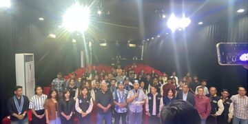 Konsorsium Pemuda Kristen Bali saat membacakan Manifesto Politik Pemuda Kristen Bali. -BALITOPIK.COM
