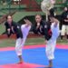Maria Devianita Nanggor dan Maria Devianeta Nanggor saat tampil di Kejuaraan Nasional (Kejurnas) Federasi Kempo Indonesia (FKI) 2026. -BALITOPIK.COM