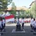 Suasana apel bendera MPLS siswa SD dan SMP di Badung. -IST