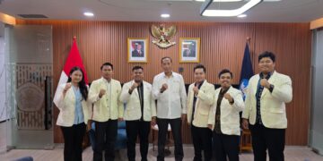 Pengurus Pusat Kesatuan Mahasiswa Hindu Dharma Indonesia (PP KMHDI) melakukan audiensi resmi dengan Kementerian Pendidikan Tinggi, Sains, dan Teknologi Republik Indonesia. -IST