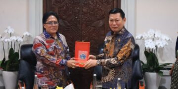 Wakil Gubernur Bali I Nyoman Giri Prasta dan Wakil Gubernur Sulawesi Utara Dr. Johannes Victor Mailangkay. -IST