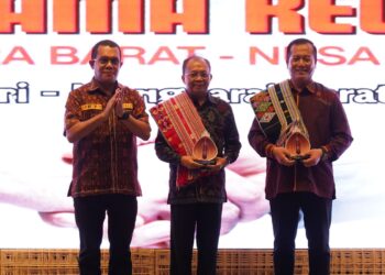 KIRI: Gubernur NTT, Gubernur Bali dan Gubernur NTB. -IST