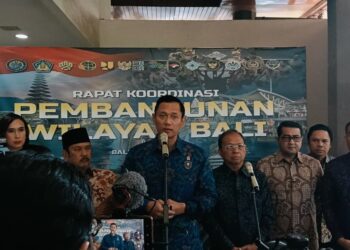 Menteri Koordinator Bidang Infrastruktur dan Pembangunan Kewilayahan (Menko Infra) Agus Harimurti Yudhoyono (AHY). -BALITOPIK.COM
