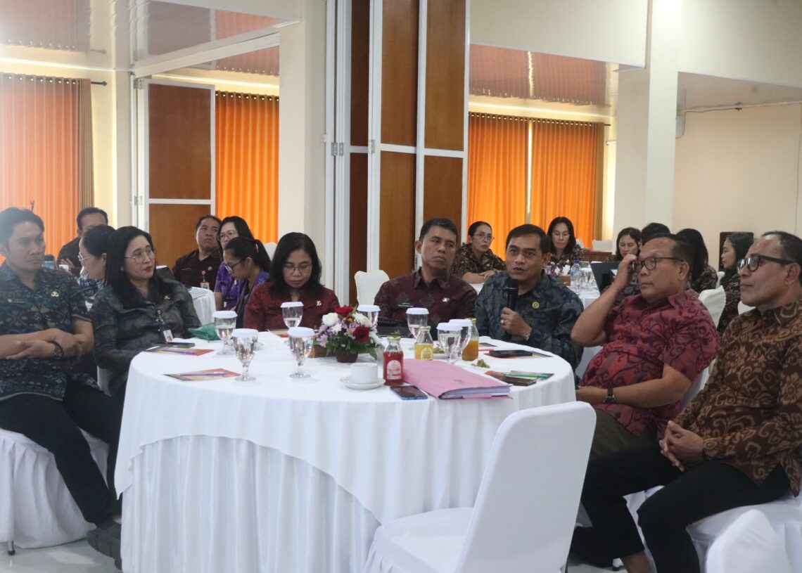 Suasana Rapat Koordinasi Kesehatan Daerah (Rakorkesda) Provinsi Bali yang digelar di UPTD Bapelkesmas Provinsi Bali, Selasa (21/7/2026). -IST