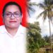 Kolase:Januaria Awalde Berek dan sebidang tanah yang diduga dicaplok. -IST