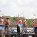 Gubernur Bali Wayan Koster saat mendampingi Menteri Lingkungan Hidup/Kepala Badan Pengendalian Lingkungan Hidup, Menteri Kelautan dan Perikanan, serta jajaran pemerintah pusat menanam Mangrove. -BALITOPIK.COM
