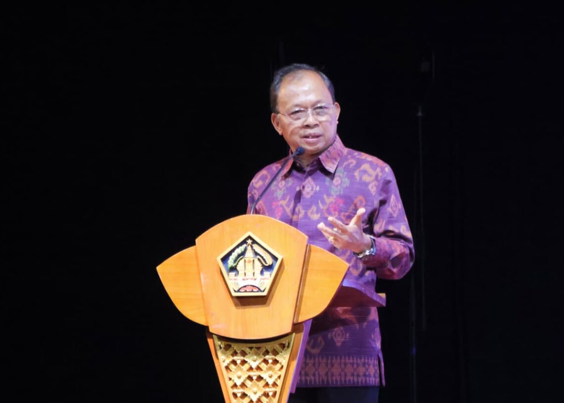 Gubenur Bali, Wayan Koster saat menutup Festival Seni Bali Jani (FSBJ) VIII Tahun 2026. -IST