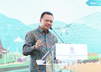 Sekretaris Daerah Provinsi Bali, Dewa Made Indra, saat menghadiri Gerakan Pengendalian Inflasi dan Pangan Sejahtera (GPIPS) Wilayah Bali–Nusa Tenggara 2026 di Daya Tarik Wisata (DTW) Subak Jatiluwih, Kabupaten Tabanan, Senin (27/7/2026). -IST