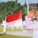 Bupati Badung I Wayan Adi Arnawa saat bertindak sebagai inspektur upacara. -IST