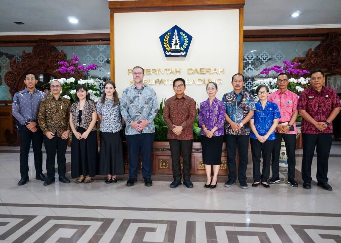 Kunjungan resmi delegasi Kedutaan Besar Inggris ke Puspem Badung. -IST