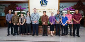 Kunjungan resmi delegasi Kedutaan Besar Inggris ke Puspem Badung. -IST