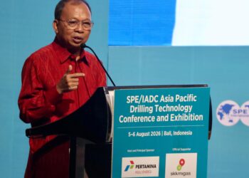 Gubernur Bali Wayan Koster saat membuka The SPE/IADC Asia Pacific Drilling Technology Conference and Exhibition (APDT) 2026. -IST