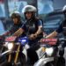 Petugas Imigrasi saat melakukan Patroli Dharma Dewata. -IST