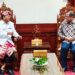 Gubernur Bali Wayan Koster saat menerima kunjungan jajaran Kementerian Luar Negeri (Kemlu) RI di Kantor Gubernur Bali, Renon, Denpasar, Jumat (14/8/2026). -IST