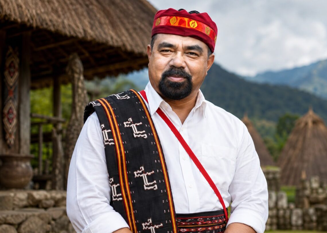 Sensilaus Dore, Ketua Umum Ikatan Keluarga Besar (IKB) Flobamora Bali untuk periode 2026–2029. -BALITOPIK.COM