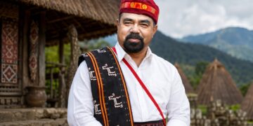 Sensilaus Dore, Ketua Umum Ikatan Keluarga Besar (IKB) Flobamora Bali untuk periode 2026–2029. -BALITOPIK.COM