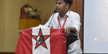 Sekretaris Bidang Organisasi DPC GMNI Denpasar, Agripa Tri Fosa Sianipar. -IST