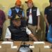 Kiri: Gubernur Bali, Gubernur NTT dan Gubernur NTB saat berada di lokasi gempa Flores. -BALITOPIK.COM