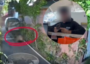 Warga Negara Australia (WNA) berinisial BA diamankan petugas Imigrasi Ngurah Rai saat hendak meninggalkan Bali usai video asusilanya viral. -IST
