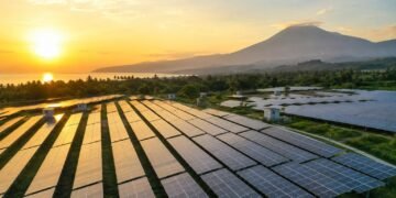 Ilustrasi Pembangkit Listrik Tenaga Surya (PLTS). -BALITOPIK.COM