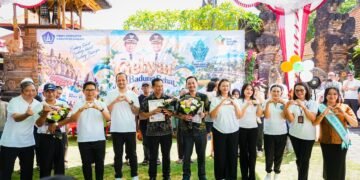 Bupati dan wakil Bupati Badung I Wayan Adi Arnawa dan Bagus Alit Sucipta saat membuka Gebyar GENTA 2026. -IST