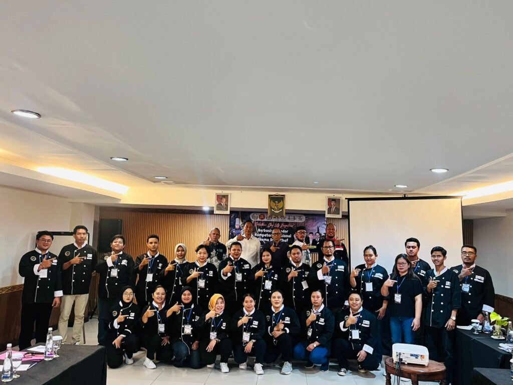 Peserta uji kompetensi chef