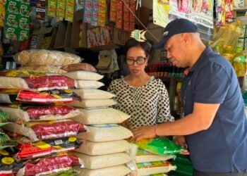 Perum BULOG Kantor Wilayah Bali saat melakukan pemantauan. -IST