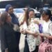 Siti Sapurah alias Ipung saat mendampingi KC dan Ibunya. -IST