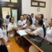 Tim Pembinaan Kepegawaian dan Penegakan Pelanggaran Disiplin ASN atau Tim Disiplin Pemkab Badung kembali melakukan inspeksi mendadak (sidak). -IST