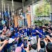 Momen perayaan 25 tahun HUT Partai Demokrat di DPD Bali. -BALITOPIK.COM