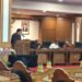I Gede Ghumi Asvatham saat membacakan pandangan fraksi. -IST