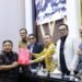 Ketua Kelompok Fraksi (Kapoksi) PDI Perjuangan di Badan Legislasi (Baleg) DPR RI, I Nyoman Parta saat menyerahkan pandangan fraksi. -BALITOPIK.COM